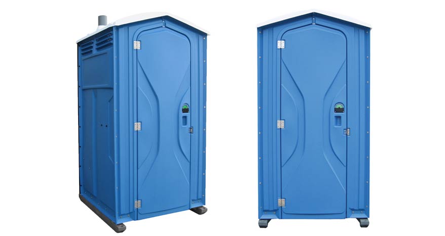 Long-term porta potty units on site in Hope, Arkansas